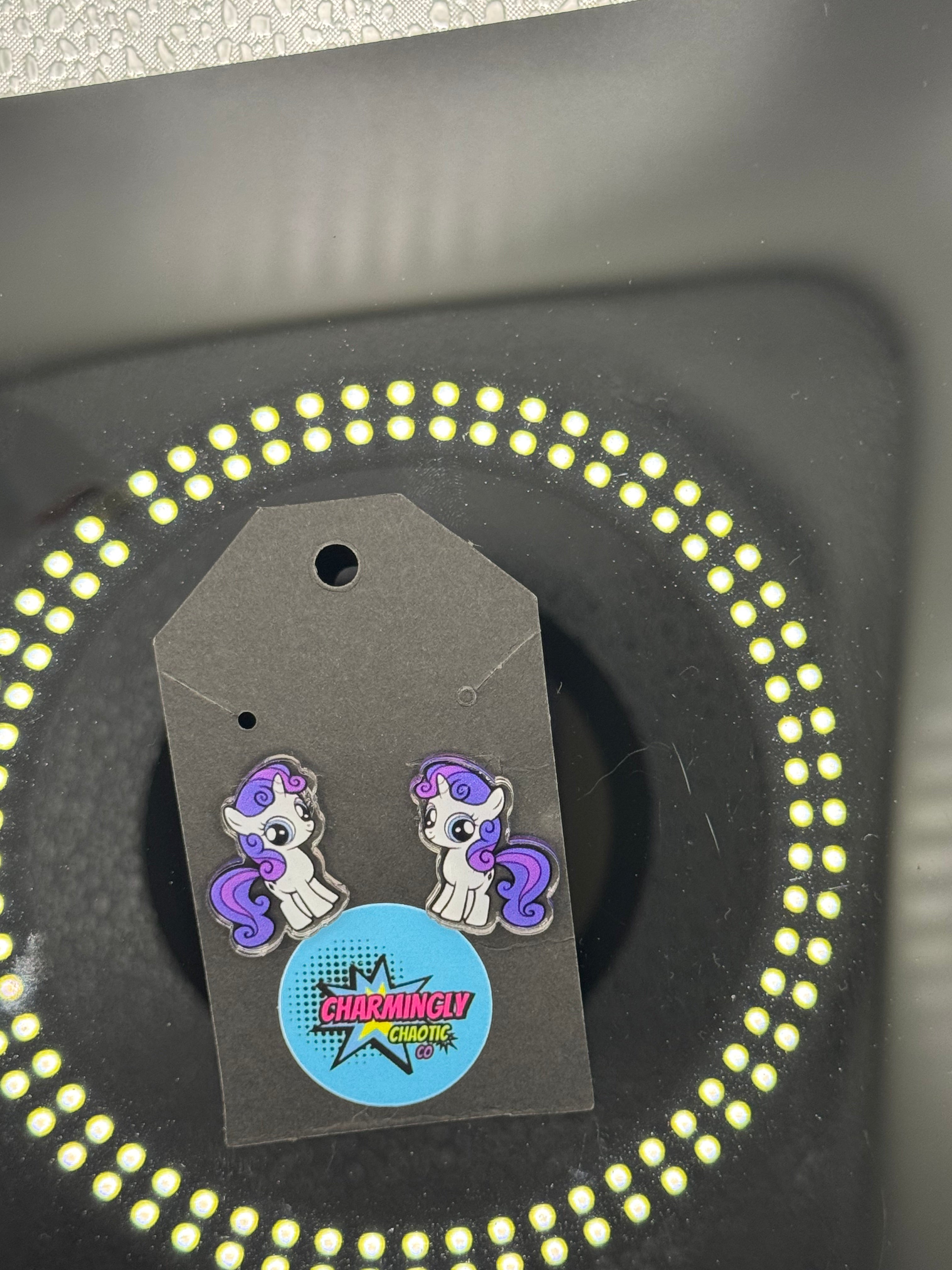 Pony inspired earrings