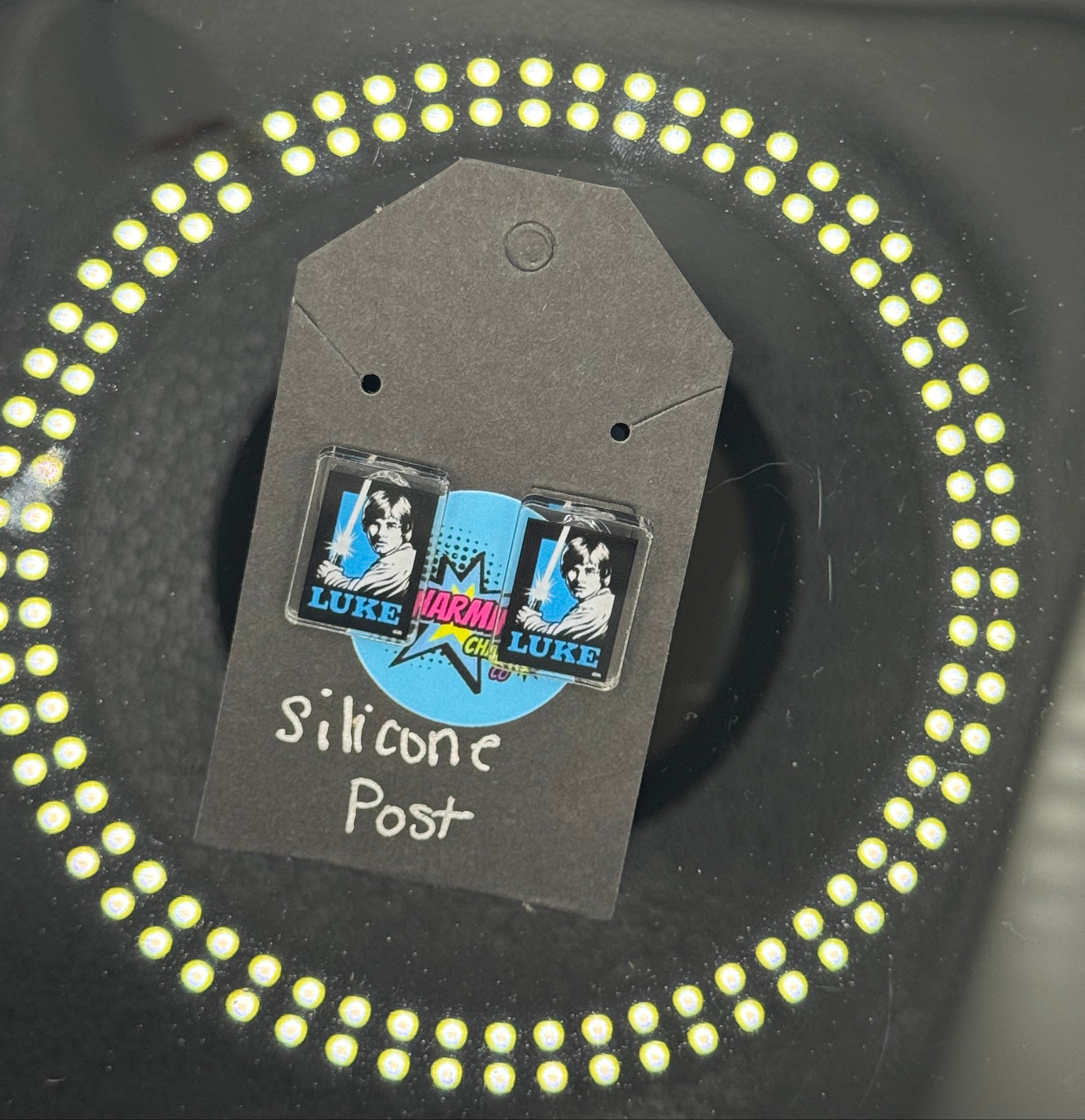 Space Wars inspired Silicone Stud Earrings