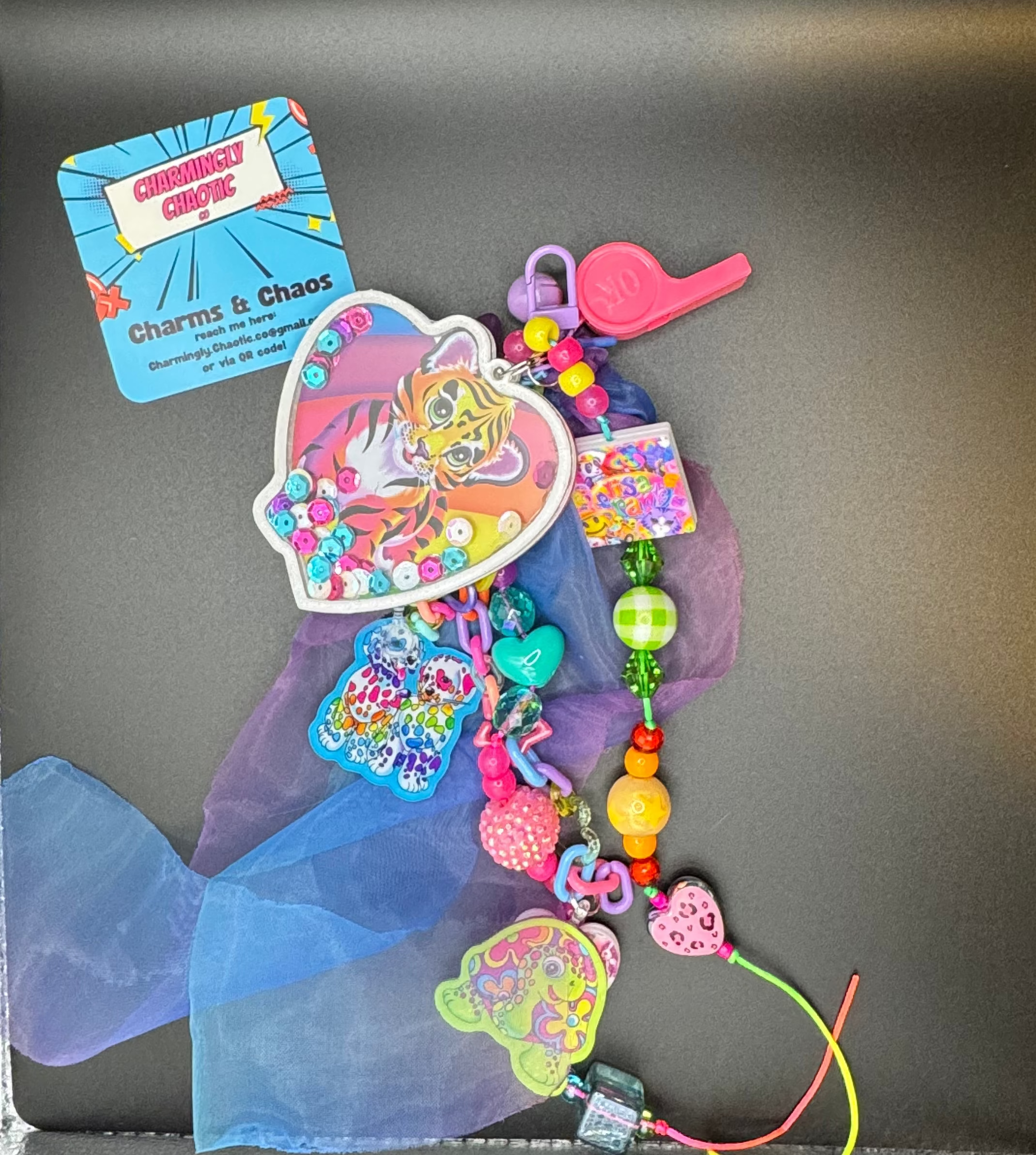 Lisa Inspired Junk Journal Dangle